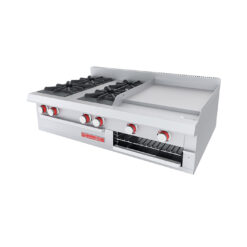 CORIAT MINICHEF MESA MASTER Estufa a Gas 4 Fuegos, Plancha y Gratinador